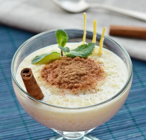 receta de cocina para preparar arroz con leche