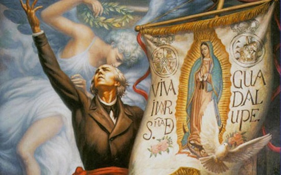 bandera que uso miguel hidalgo