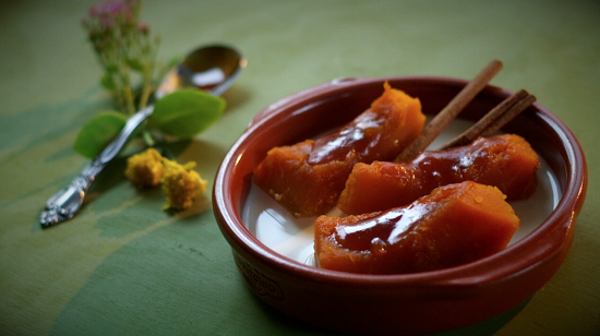 receta para preparar calabaza en tacha