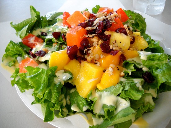 receta de ensalada tropical