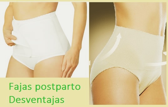 desventajas del uso de fajas postparto