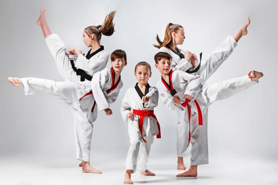 equipo para practicar taekwondo
