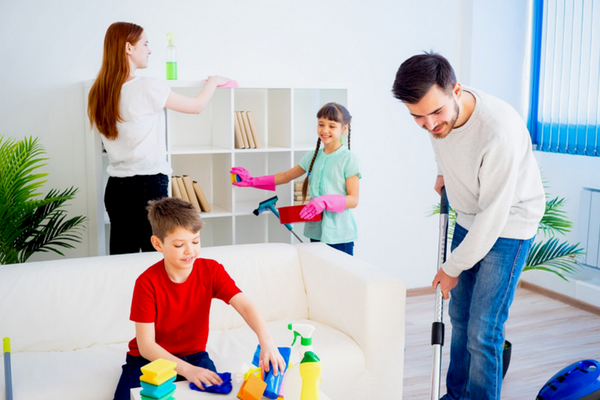 ensear a tus hijos la 
 importancia de ayudar en casa
